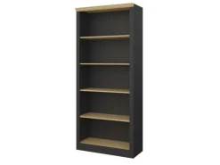 ebuy24 Nola Regal 4 Ablagen Kaffeefarben