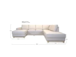 ebuy24 Nordic Usofa Rechts Gewendet Grün