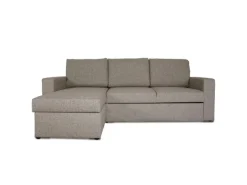 Online ebuy24 Odin Schlafsofa Ecksofa mit Aufbewahrung Rechts oder Links Gewendet Grau Sandfarben