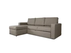 Online ebuy24 Odin Schlafsofa Ecksofa mit Aufbewahrung Rechts oder Links Gewendet Grau Sandfarben