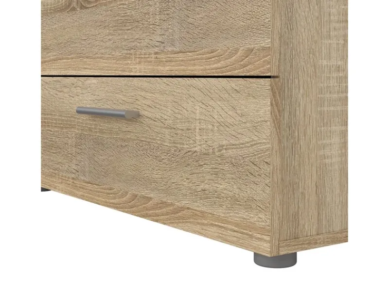 ebuy24 Pepe Kommode 8 Schubladen Eichenstruktur-Dekor