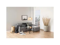 Online ebuy24 Sander Schlafsofa mit Ottomane Aufbewahrung und Auszug Hellgrau