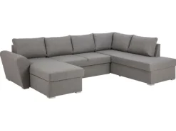 New ebuy24 Stan Schlafsofa Chaiselong Links LichtGrau
