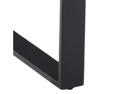 Best ebuy24 Tilst Essgruppe Tisch Weiß Marmor Print mit 4 Stühlen Velour Schwarz