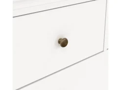 Outlet ebuy24 Venedig Kommode mit 2 Kleinen und 2 Grossen Schubladen Weiss