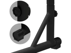 Hot ECD Germany Hängesesselgestell Schwarz 208 cm Belastung bis 120kg Stahlrohr