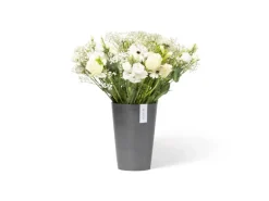 Hot Ecopots Vase Pisa 14 cm x 20 cm Grau