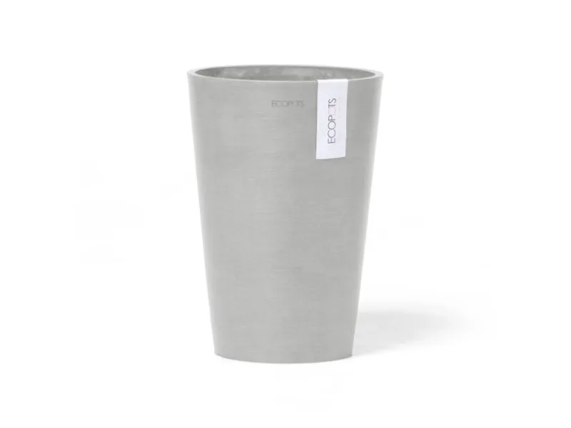 Sale Ecopots Vase Pisa 21 cm x 30 cm Weißgrau