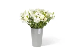 Sale Ecopots Vase Pisa 21 cm x 30 cm Weißgrau