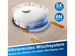 Ecovacs N20 PRO PLUS Saug- und Wischroboter mit beutellosem Staubbehälter
