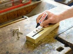 New EDDING 500 Permanent Marker Schwarz 2 mm - 7 mm