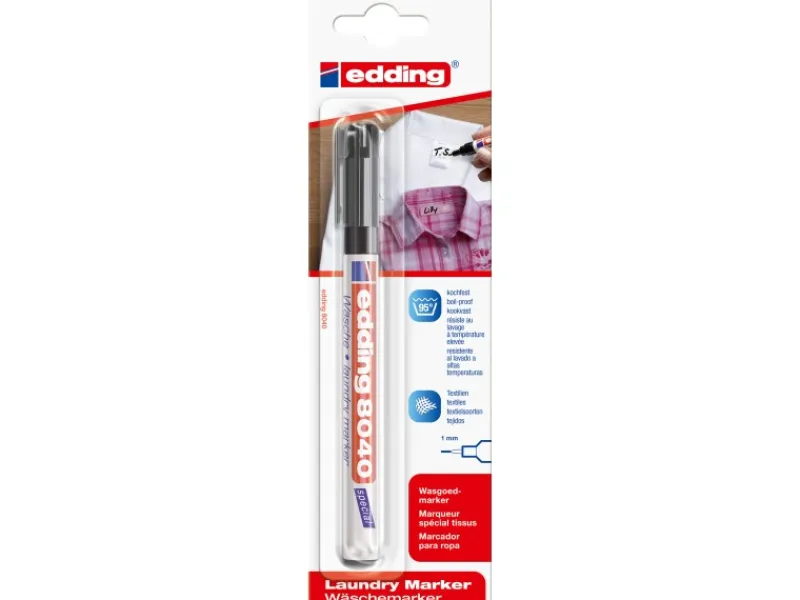 EDDING 8040 Wäsche Marker Schwarz 1 mm