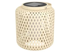 Eglo LED-Solar-Laterne Marliano 24 cm x Ø 21 cm Braun