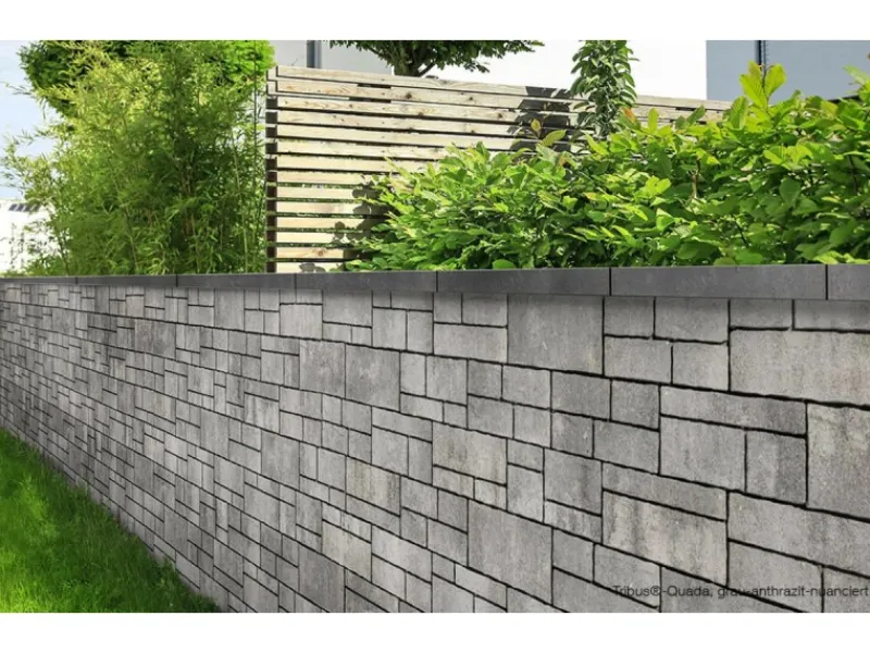 EHL Mauerstein Tribus Quada 40,2 cm x 18 cm x 6,7 cm -Nuanciert