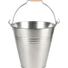 Eimer mit Henkel und Holzgriff 3,2 l Zink Standard