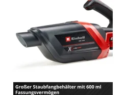 Einhell Akku-Handstaubsauger TE-HV 18/06 Li-Solo