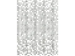 Eisl Textil Duschvorhang mit Motiv Mosaik Grau 180 cm x 200 cm Waschbar