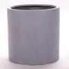 Best Elegant Einrichten Pflanzkübel Fiberglas Zylindrisch D40xH40cm Grau