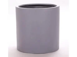 Best Elegant Einrichten Pflanzkübel Fiberglas Zylindrisch D40xH40cm Grau