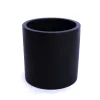 Discount Elegant Einrichten Pflanzkübel Fiberglas Zylindrisch D30xH30cm Schwarz-matt