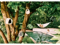 Outlet Elho Vogelfutterhaus Essential 18 cm Grau