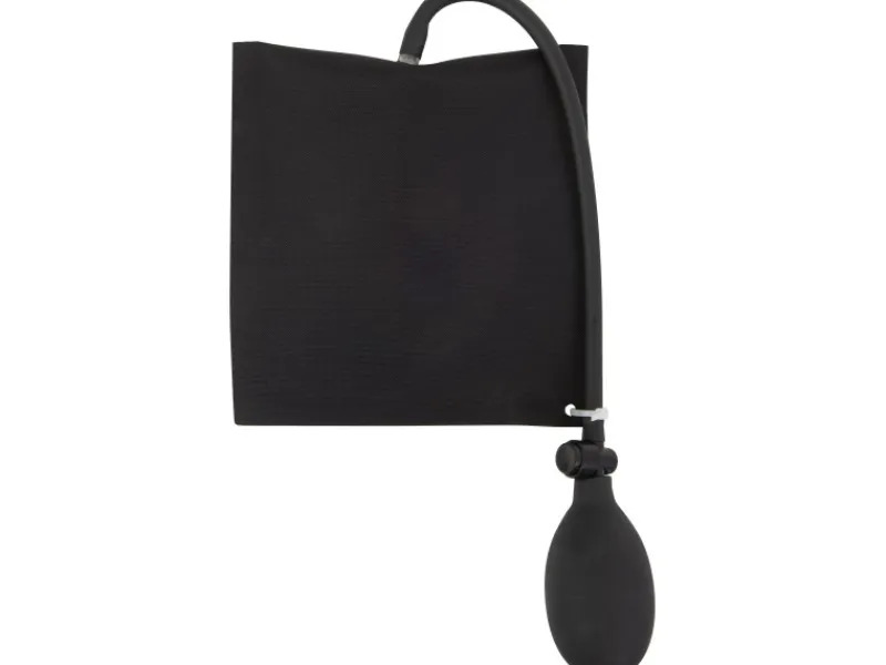 ELLIX Aufpumpbares Montagekissen 16,5 cm x 15 cm Schwarz