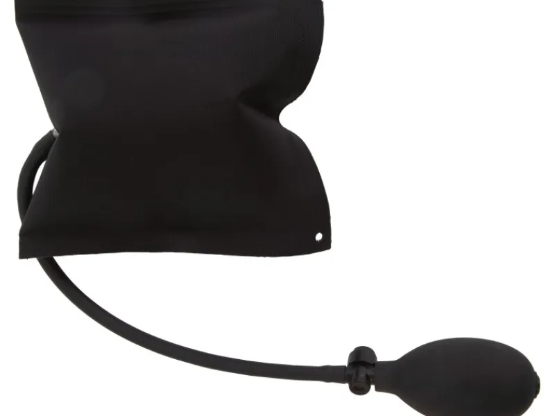 ELLIX Aufpumpbares Montagekissen 16,5 cm x 15 cm Schwarz