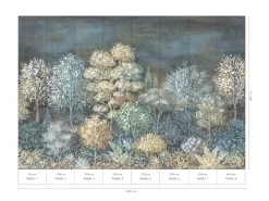 ELLE Decoration by Crown Erismann Fototapete French Forest 400 cm x 270 cm Blau