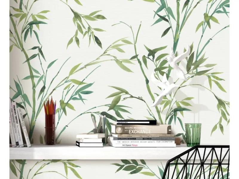 Online erismann Vliestapete Martinique Bamboorelle 10,05 m x 0,53 m Grün