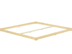 New Erst-Holz Echtholzbett Futonbett Doppelbett 180 x 200 Kiefer Modell 47 ohne Zubehör