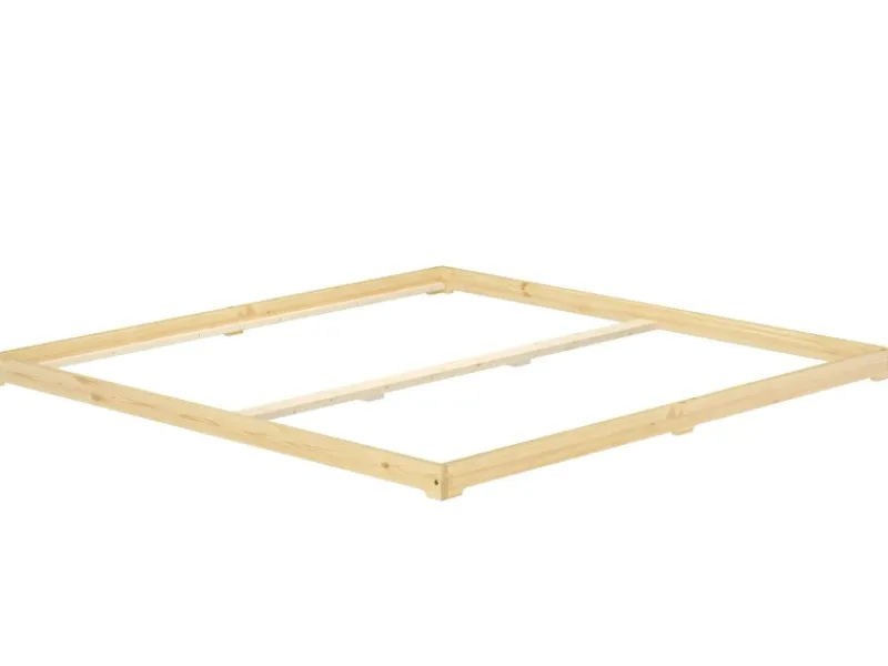 New Erst-Holz Echtholzbett Futonbett Doppelbett 180 x 200 Kiefer Modell 47 ohne Zubehör