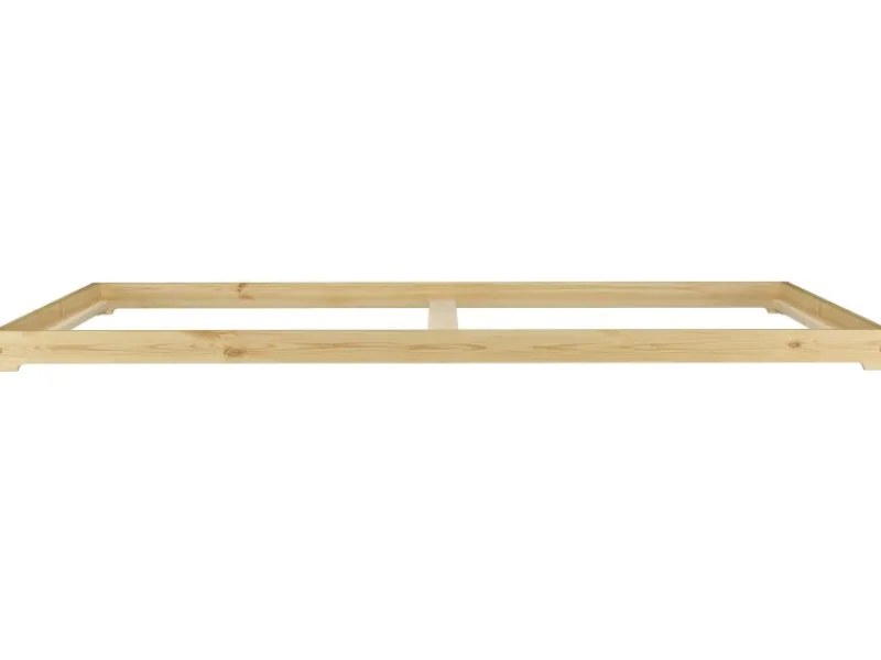 New Erst-Holz Echtholzbett Futonbett Doppelbett 180 x 200 Kiefer Modell 47 ohne Zubehör