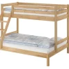 Erst-Holz Etagenbett Holzbett 3er-Bett Buche Massiv 90 + 140 x 200 cm Modell 14 Rollrost inkl.