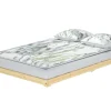 Best Erst-Holz Futonbett Massivholz Extra Niedrig Kiefer Massivholz 140 x 200 Rollrost inkl.