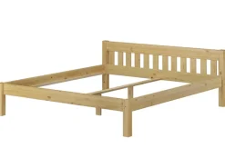 Discount Erst-Holz Stabiles Ehebett Holzbett Gästebett 180 cm x 200 cm Kiefer Massiv Modell 38 ohne Zubehör