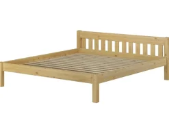 Discount Erst-Holz Stabiles Ehebett Holzbett Gästebett 180 cm x 200 cm Kiefer Massiv Modell 38 ohne Zubehör