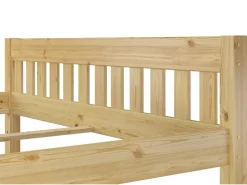 Discount Erst-Holz Stabiles Ehebett Holzbett Gästebett 180 cm x 200 cm Kiefer Massiv Modell 38 ohne Zubehör