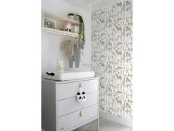 ESTAhome Tapete Dschungeltiere Crême-Weiß 53 cm x 10.05 m