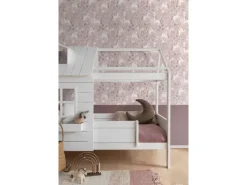 ESTAhome Tapete Einhörner Aubergineviolett 53 cm x 10.05 m