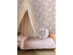 ESTAhome Tapete Einhörner Aubergineviolett 53 cm x 10.05 m