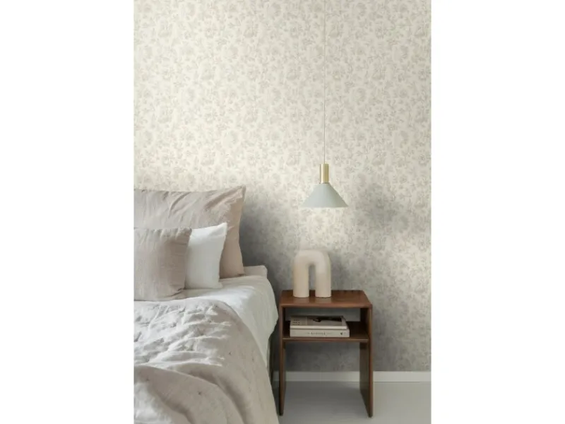 Clearance ESTAhome Tapete Eleganten Blumen Braun 53 cm x 10,05 m 127626