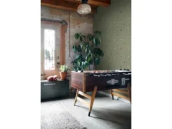 ESTAhome Tapete Fußballspieler Oliv 50 x 900 cm