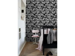 Outlet ESTAhome Tapete Funky Blumen Und Paisleys Schwarz Und Weiß 53 Cm X 1005 Cm 136844