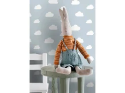 Online ESTAhome Tapete Kleine Wolken 7386 Himmelblau 0.53 x 10.05 m