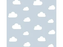 Online ESTAhome Tapete Kleine Wolken 7386 Himmelblau 0.53 x 10.05 m