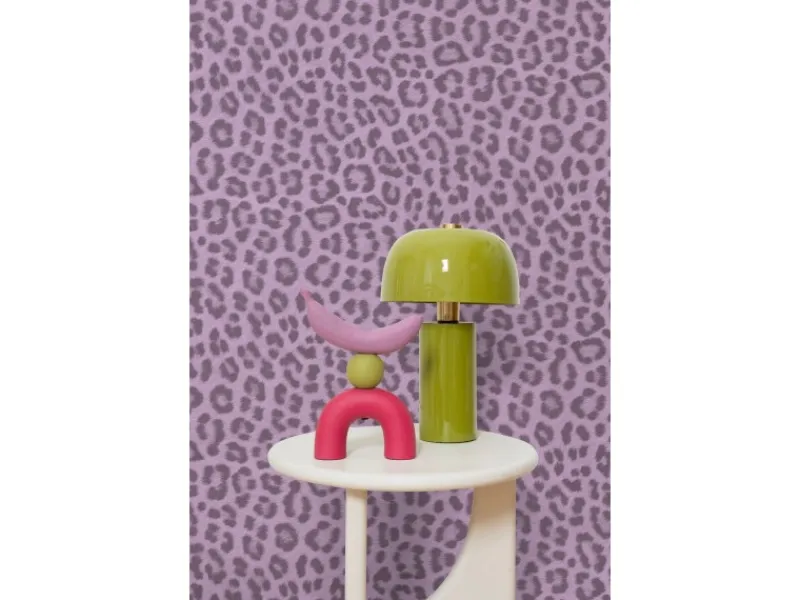 Hot ESTAhome Tapete Leopardenmuster 53 cm x 10.05 m Violett