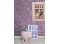 Hot ESTAhome Tapete Leopardenmuster 53 cm x 10.05 m Violett