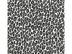 Clearance ESTAhome Tapete Panter Schwarz und Weiß 53 cm x 10,05 m 136810
