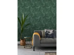 Online ESTAhome Tapete Tropische Blätter Emeraldgrün 0,53 x 10,05 m 138991