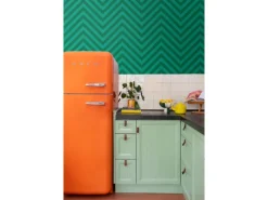 Hot ESTAhome Tapete Zickzackmuster 50 x 900 cm Grün